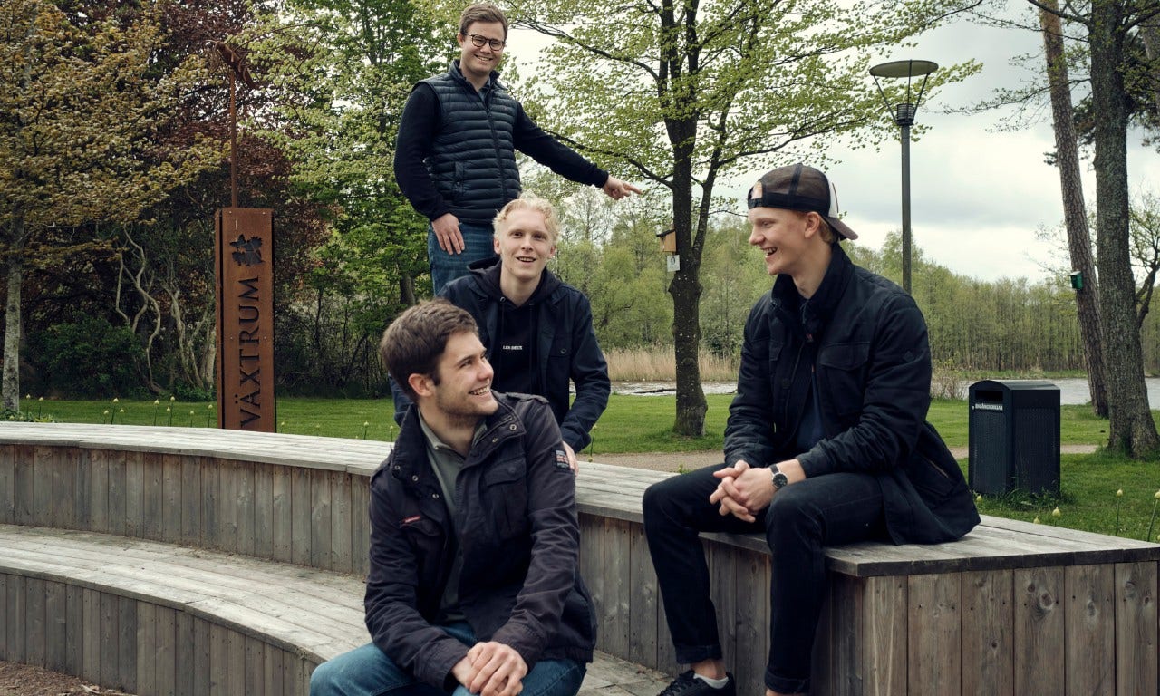 De fyra medlemmarna i Birdhouse UF