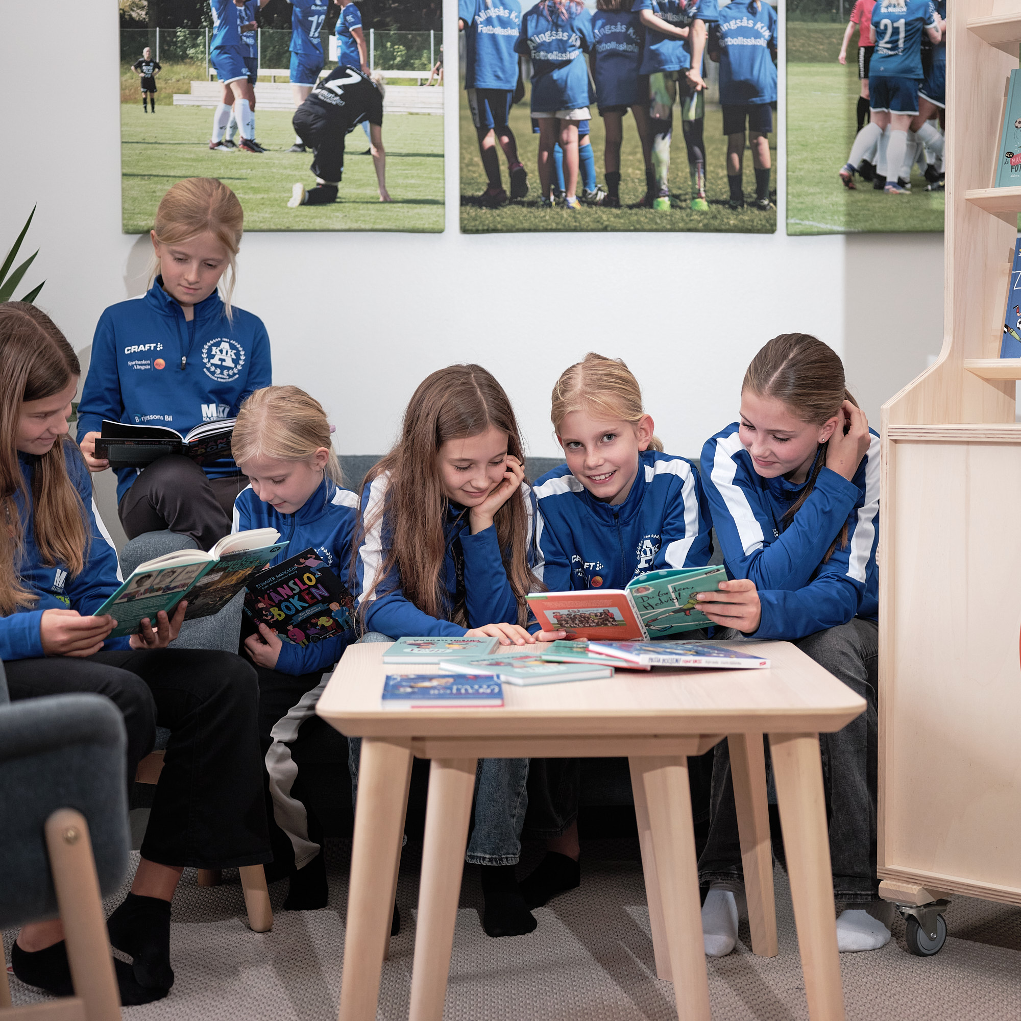 Las och dela is a projekt to get more people to read in our community.