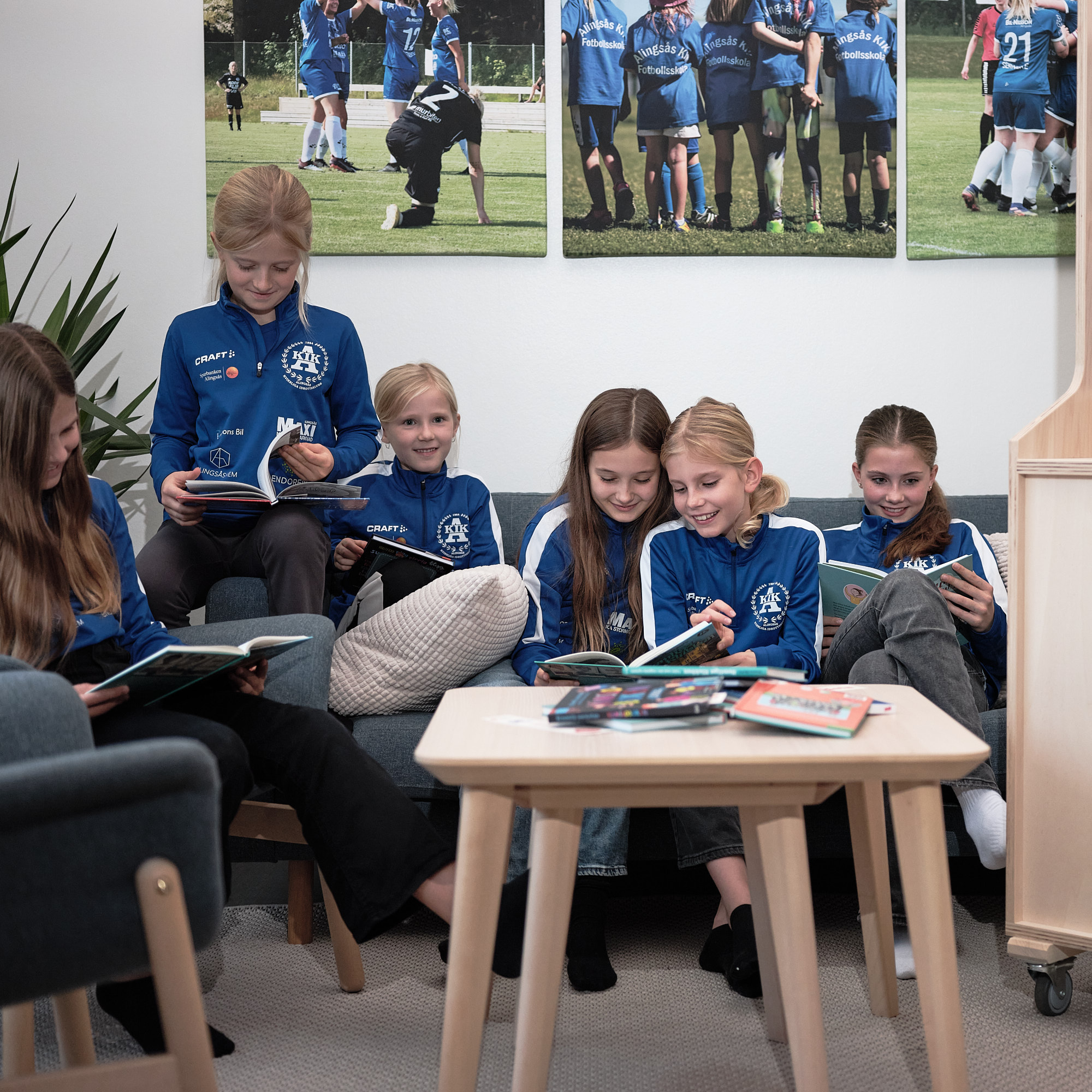 Las och dela is a projekt to get more people to read in our community.