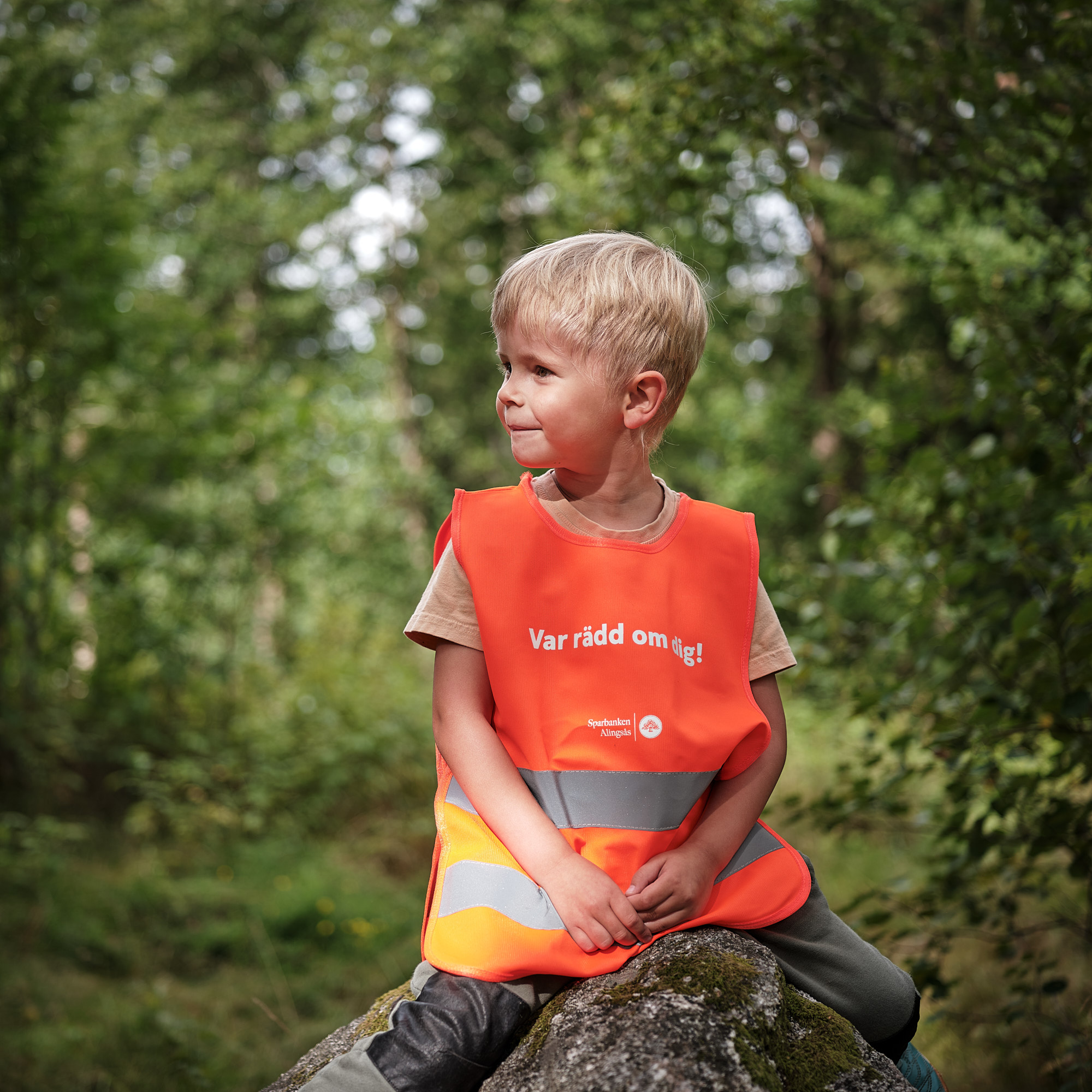 We give  reflective vest to all children who are 6 years and start school.